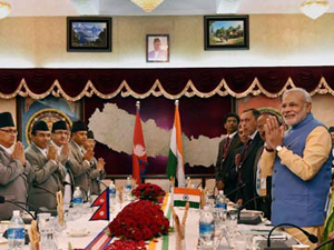 modi in nepal